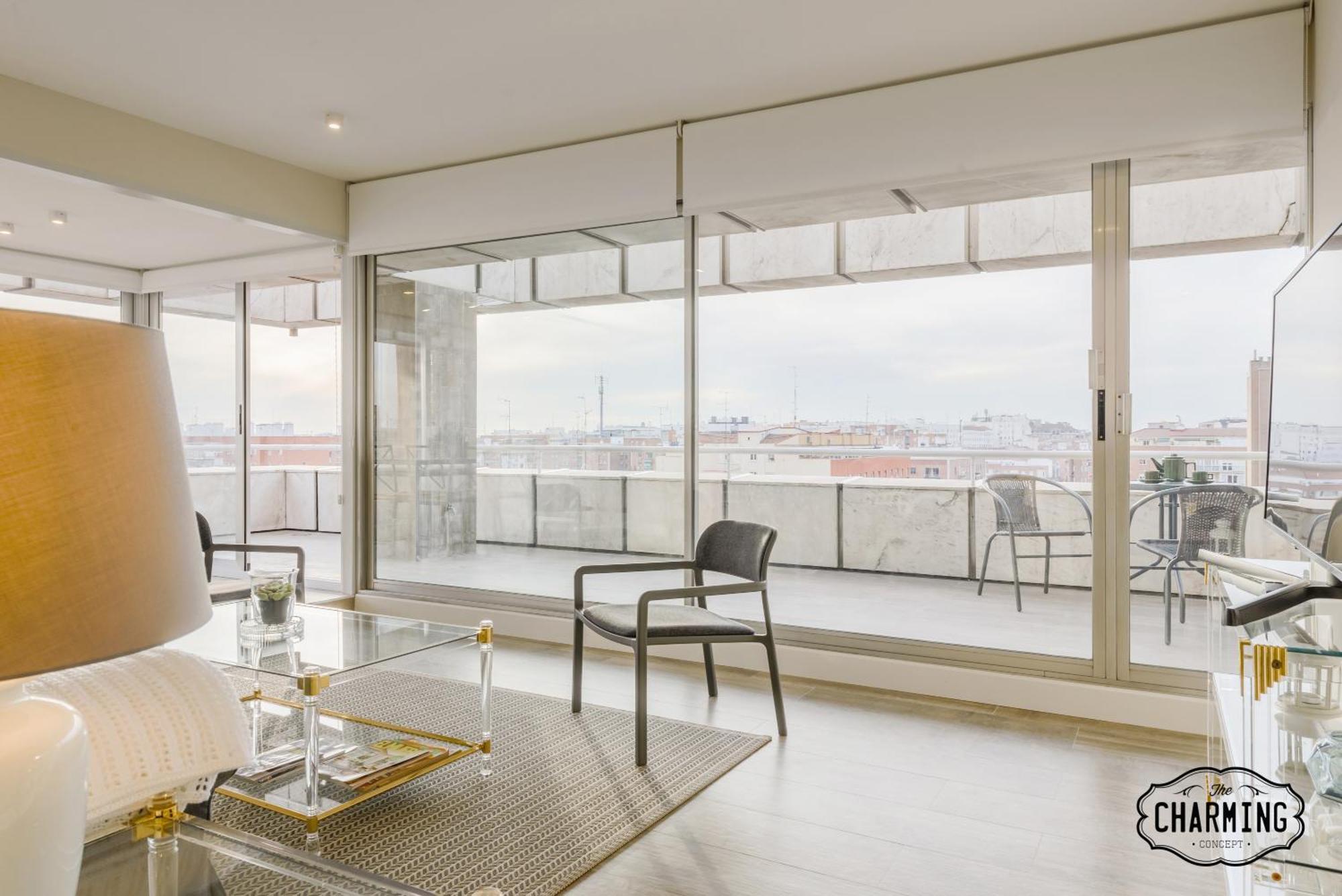 Appartamento Charming Eurobuilding 2 Terrace Exclusive - Plaza De Parking Madrid Esterno foto