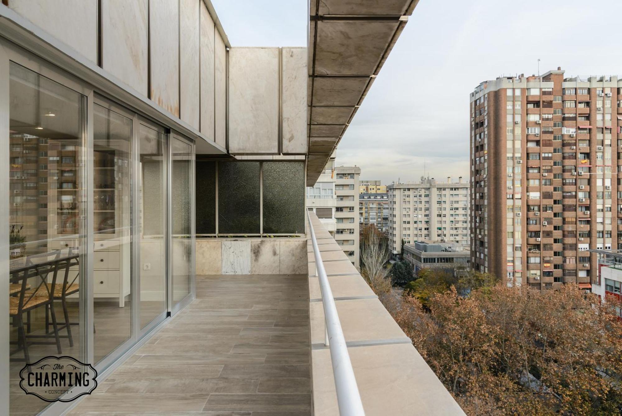 Appartamento Charming Eurobuilding 2 Terrace Exclusive - Plaza De Parking Madrid Esterno foto