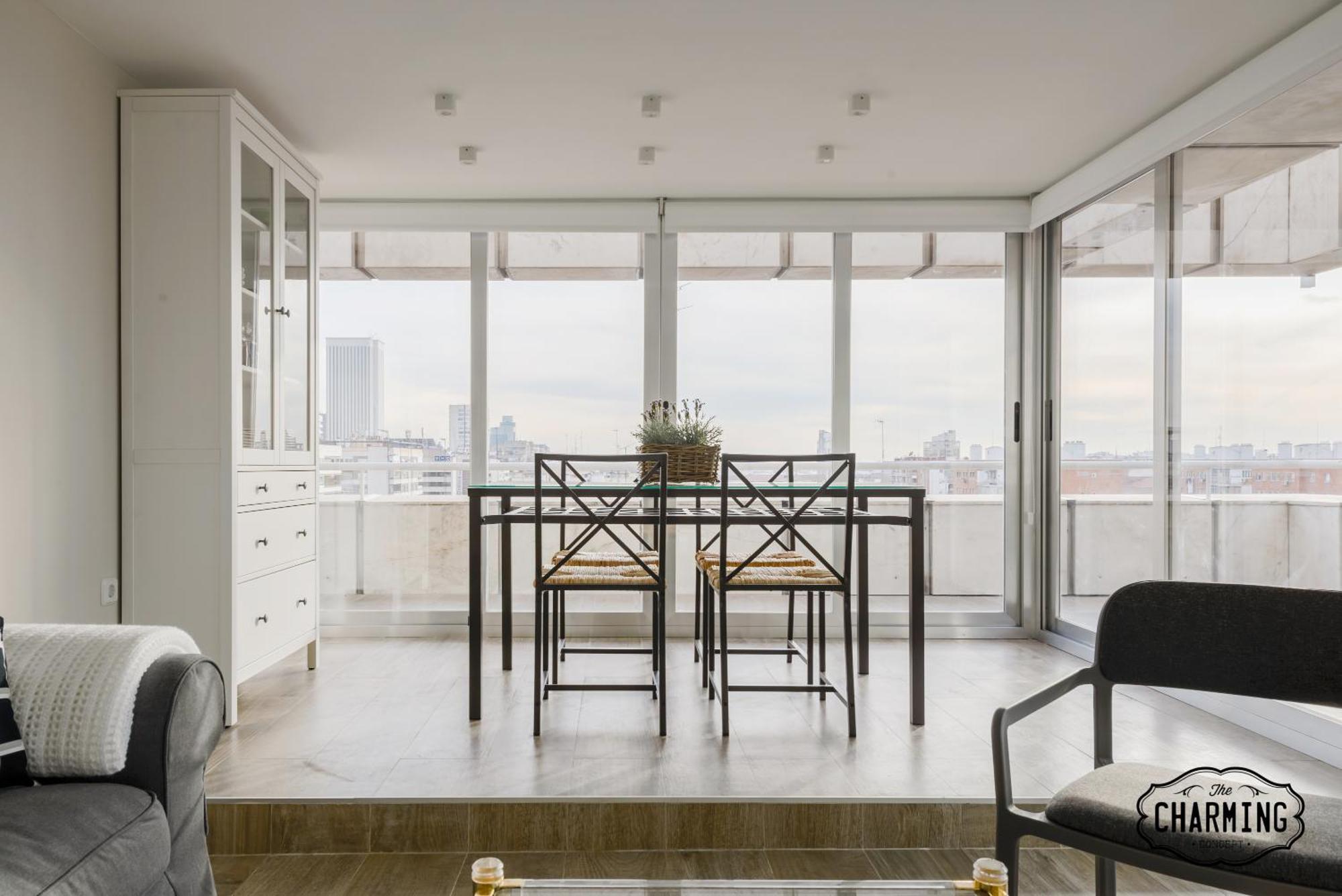Appartamento Charming Eurobuilding 2 Terrace Exclusive - Plaza De Parking Madrid Esterno foto